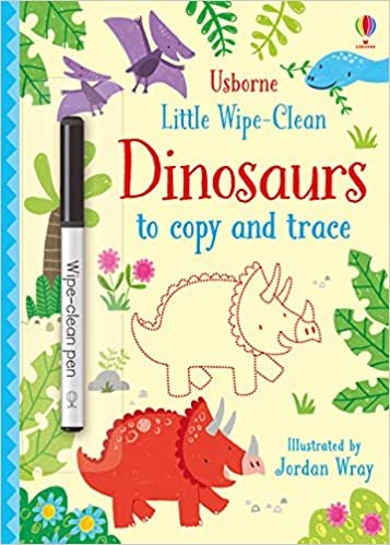 Usborne - Little Wipe-Clean Dinosaurs to Copy and Trace