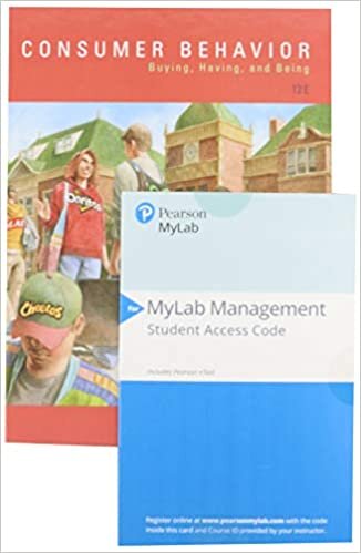 Consumer Behavior Plus 2019 Mylab Marketing with Pearson Etext -- Access Card Package