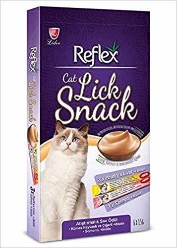 Reflex Likit Snack Atıştıralık Sıvı Kedi Ödülü 6x15 Gr