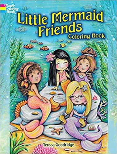 Little Mermaid Friends Coloring Book (Dover Coloring Books) indir