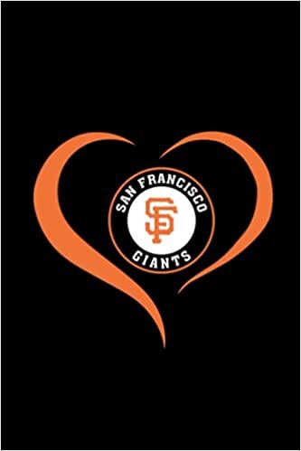 San Francisco Giants Heart Notebook & Journal & Journal College Ruled 6x9 110 page| MLB Fan Essential | San Francisco Giants Fan Appreciation