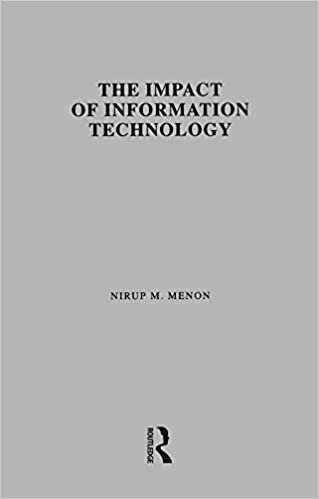 Menon, N: Impact of Information Technology: Evidence from the Healthcare Industry (Garland Studies on Industrial Productivity)
