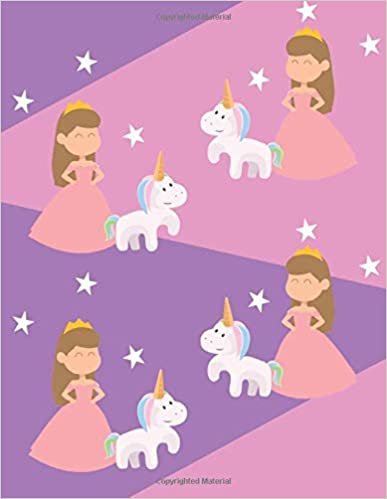 BLANK SKETCHBOOK FOR GIRLS – PRINCESS AND UNICORNS: Variety of Templates Draw and Create Your Own Comic Book: 8.5 x 11 with 120 Pages Journal Notebook ... for artists of all levels (Blank Comic Books)