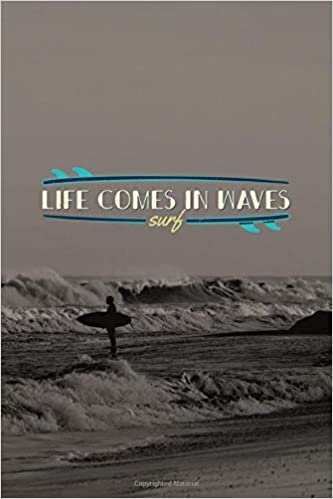 Life Comes In Waves #3: Vintage Retro Surf Journal Notebook to Write in 6x9 150 lined pages