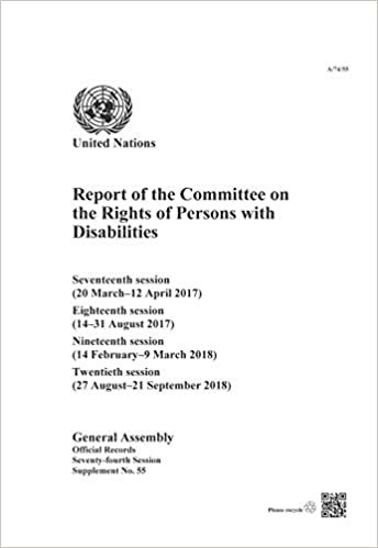 Report of the Committee on the Rights of Persons with Disabilities (Official records, session 74: supplement)