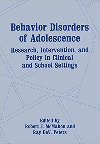 Behavior Disorders of Adolescence: Research, Intervention, and Policy in Clinical and School Settings indir