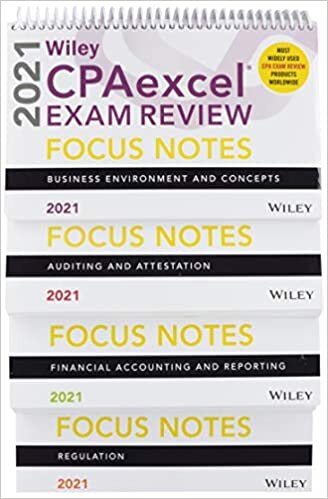 Wiley Cpaexcel Exam Review 2021 Focus Notes: Complete Set