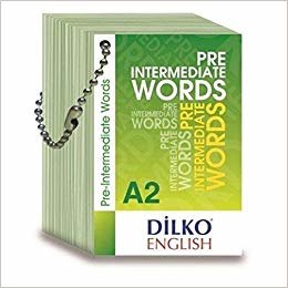Dilko English A2 Pre Intermediate Words Kelime Kartı
