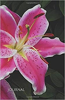 Journal: Lilies Notebook Lined Writing Journal Lily Design Soft Cover High Quality 100 page