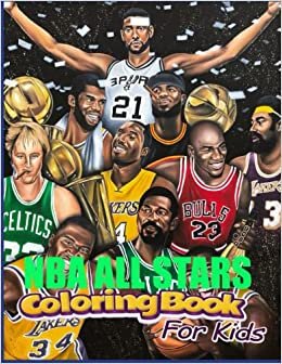 2022 NBA All Stars Coloring Book: Super coloring book with most of NBA All-stars player