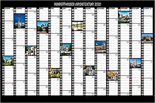 Hundertwasser, F: Hundertwasser Jahresplaner Architektur 201