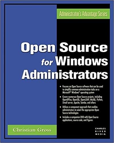 Open Source for Windows Administrators (Charles River Media Networking/Security) indir