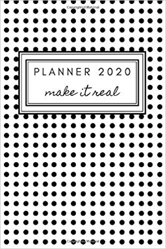 planner 2020. make it real: Notebook For Kids\ Girls\agers\Sketchbook\Women\Beautiful notebook\Gift (110 Pages, Blank, 6 x 9)