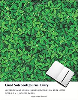Lined Notebook Journal Diary: Notebooks And Journals Lines Composition Book Letter sized 8.5 x 11 Inch 100 Pages (Volume 18) indir