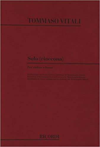 Solo (Ciaccona) Per Violino E Basso Violon