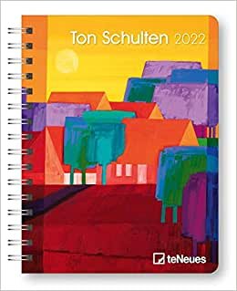 Ton Schulten 2022 - Diary - Buchkalender - Taschenkalender - Kunstkalender - 16,5x21,6: Diary indir