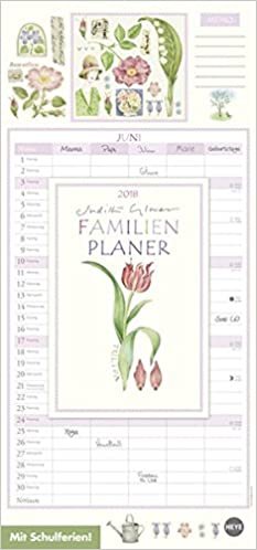 Judith Glover Familienplaner - Kalender 2018