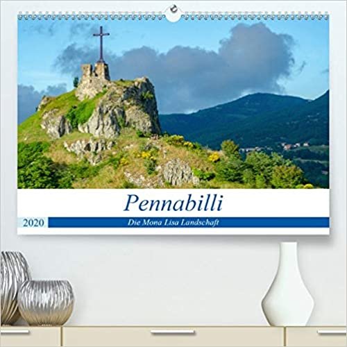 Pennabilli, die Mona Lisa Landschaft(Premium, hochwertiger DIN A2 Wandkalender 2020, Kunstdruck in Hochglanz): Pennabilli, ein Dorf der Apenninen in Italien (Monatskalender, 14 Seiten )