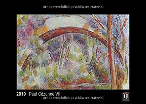 Paul Cézanne VII 2019 - Black Edition - Timokrates Wandkalender, Bilderkalender, Fotokalender - DIN A3 (42 x 30 cm) indir