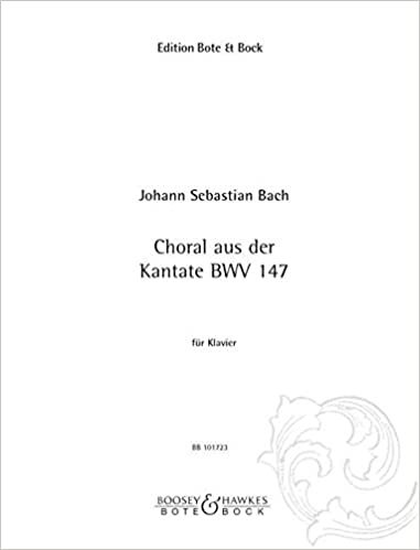 Choral: aus der Kantate "Jesus bleibet meine Freude". BWV 147. Klavier. (Musik des Barock und Rokoko) indir