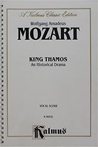 King Thamos: Vocal Score (Kalmus Edition)