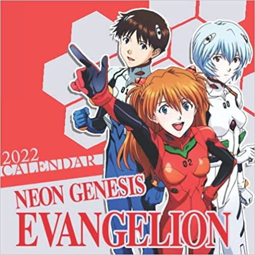 Neon Genesis Evangelion Calendar 2022: 2021-2022 mini Calendar, 18 Months from 1 Jun 2021 to 31 Dec 2022 with glossy paper