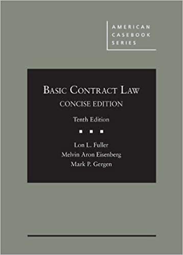 Basic Contract Law, Concise Edition - CasebookPlus (American Casebook Series (Multimedia))