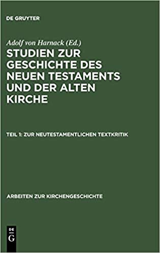 Zur neutestamentlichen Textkritik (Arbeiten Zur Kirchengeschichte)