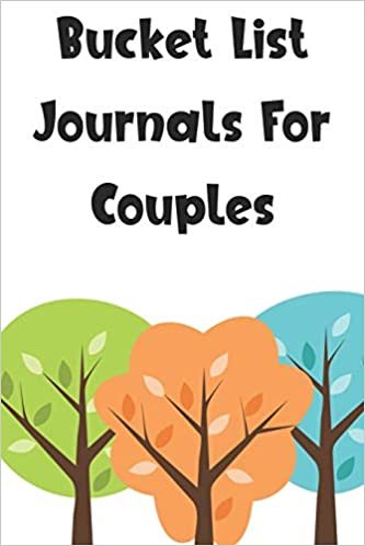 Bucket List Journals For Couples: My Adventure Book Journal