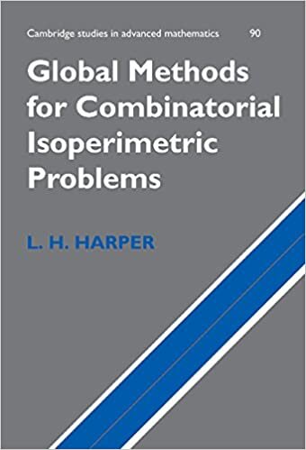 Global Methods for Combinatorial Isoperimetric Problems (Cambridge Studies in Advanced Mathematics)