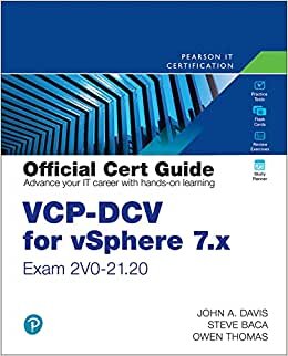 Baca, S: VCP-DCV Official Cert Guide (Vmware Press Certification)