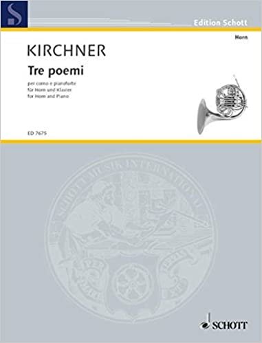 Tre poemi: Horn und Klavier. (Edition Schott)
