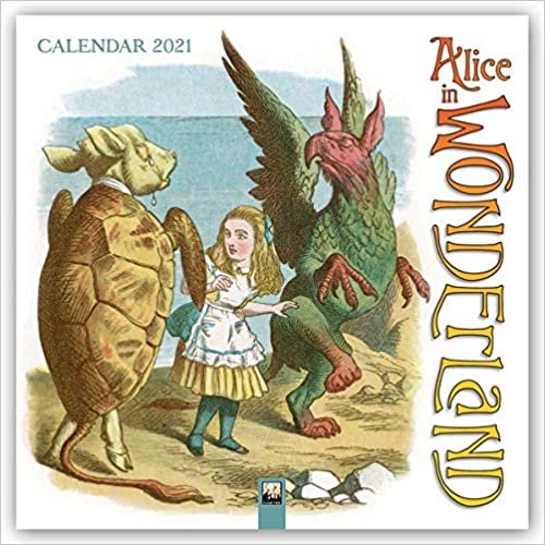 Alice in Wonderland – Alice im Wunderland 2021: Original Flame Tree Publishing-Kalender [Kalender] (Wall-Kalender) indir