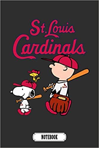 St. Louis Cardinals Let’s Play Baseball Together Snoopy MLB Fishing Log Notebook MLB.
