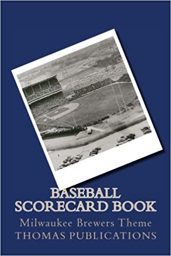 Baseball Scorecard Book: Milwaukee Brewers Theme
