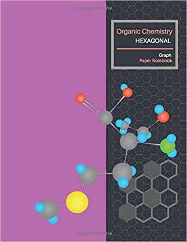 Organic Chemistry Notebook: Hexagonal Graph Paper 1/4 inch,(Radiand Orchid Violet Cover) Small Hexagons - 8.5 x 11 Inches 100 Pages - Journal for ... Organic Chemistry Journal and Biochemistry.