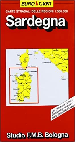 Sardegna. Carta della regione 1:300.000
