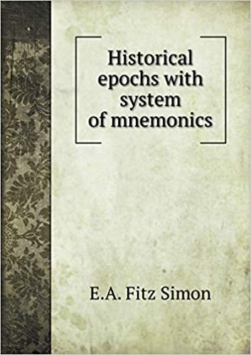 Historical epochs with system of mnemonics