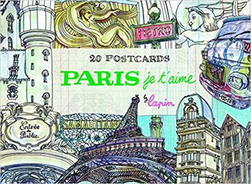 Paris, Je T'Aime: 20 Postcards Book indir