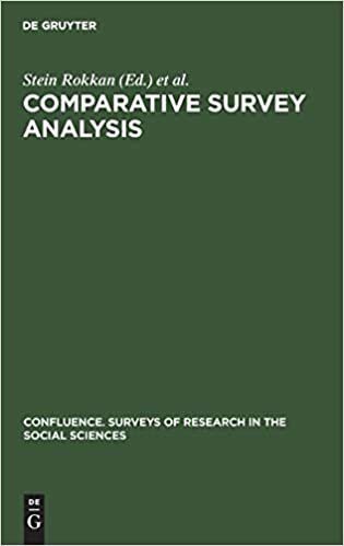 Comparative survey analysis (Confluence. États des recherches en sciences sociales/ Confluence. Surveys of research in the social sciences, Band 12)