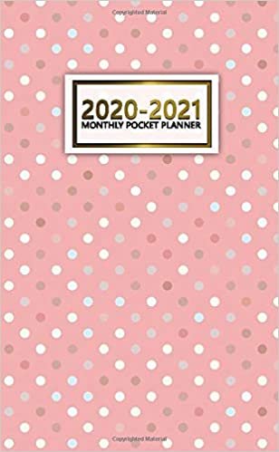 2020-2021 Monthly Pocket Planner: 2 Year Pocket Monthly Organizer & Calendar | Cute Two-Year (24 months) Agenda With Phone Book, Password Log and Notebook | Pretty Pink & Polka Dot Pattern indir