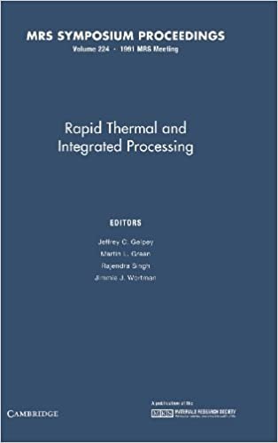 Rapid Thermal and Integrated Processing: Volume 224 (MRS Proceedings)