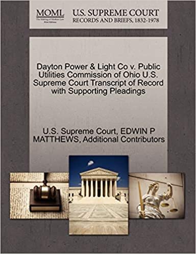 Dayton Power & Light Co v. Public Utilities Commission of Ohio U.S. Supreme Court Transcript of Record with Supporting Pleadings