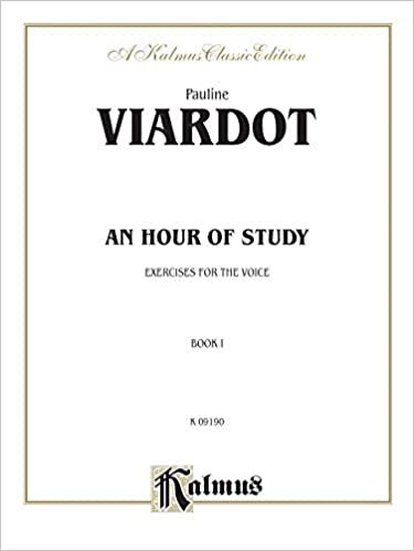 An Hour of Study, Vol 1: Exercises for the Voice (Kalmus Edition)
