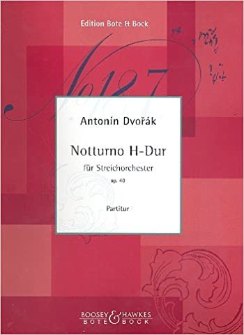 Notturno H-Dur: op. 40. Streichorchester. Partitur.