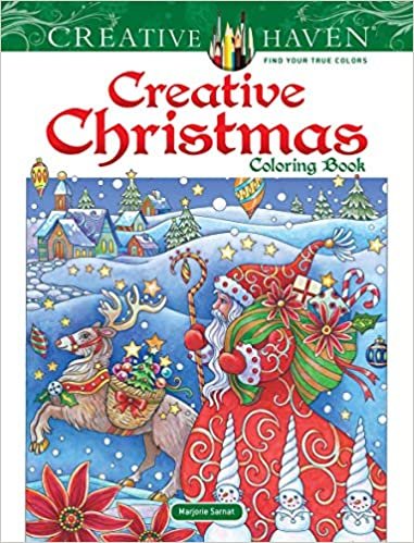 Creative Haven Creative Christmas Coloring Book (Adult Coloring) (Creative Haven Coloring Books) indir