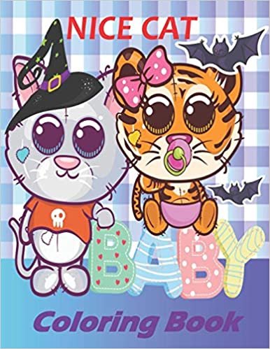 Nice Cat Coloring Book: Happy Halloween Coloring Book for Toddlers 3-5 ( 110 Pages 8.5*11)