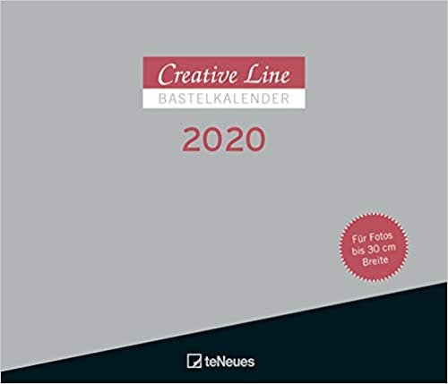 Creative Line Bastelkalender 2020 Querformat indir