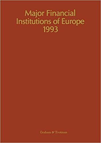 Major Financial Institutions of Europe 1993 (Major Companies)