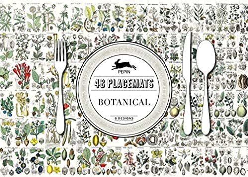 Botanical: Paper Placemat Pad (Multilingual Edition): Paper Placemat Pads indir